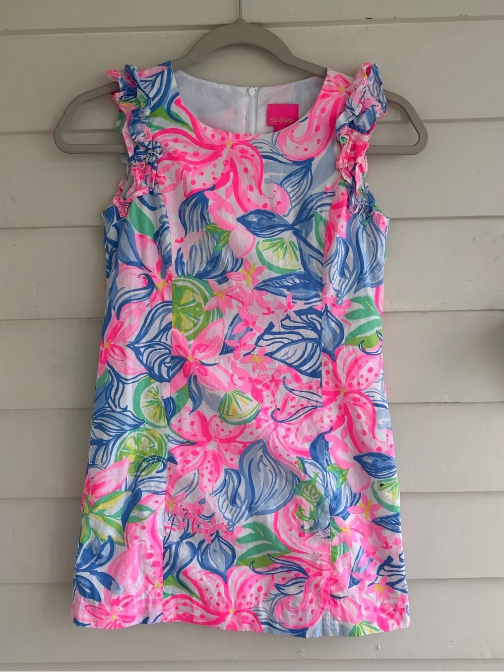 Lilly Pulitzer Mini Steffi Shift Dress Havana Cocktail Girl’s Size 10